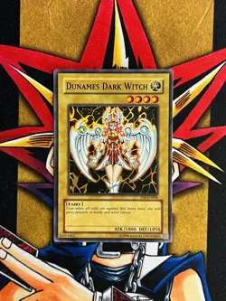 TP8-EN004 Dunames Dark Witch Super Rare UNL Edition VLP Yugioh Card - Image 1