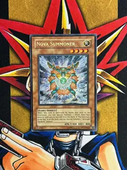 STON-EN)65 Nova Summoner Secret Rare UNL Edition NM Yugioh Card - Image 1