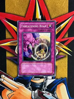 CP07-EN003 Threatening Roar Super Rare UNL Edition MP Yugioh Card - Image 1