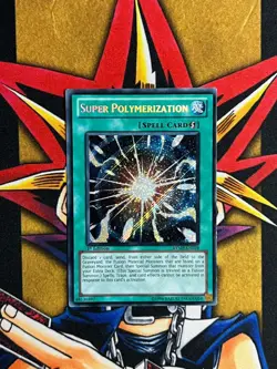 RYMP-EN029 Super Polymerization Secret Rare 1st Edition LP Yugioh Card - Image 1