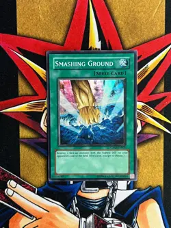 CP02-EN005 Smashing Ground Super Rare UNL Edition MP Yugioh Card - Image 1