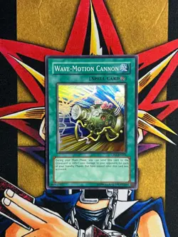 CP05-EN004 Wave-Motion Cannon Super Rare UNL Edition LP Yugioh Card - Image 1