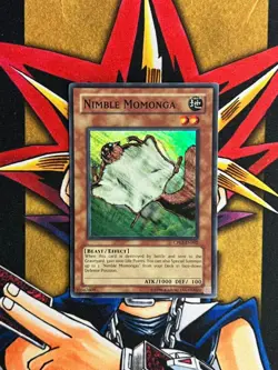 CP02-EN002 Nimble Momonga Super Rare UNL Edition LP Yugioh Card - Image 1