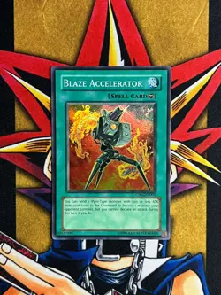 CP06-EN005 Blaze Accelerator Super Rare UNL Edition MP Yugioh Card - Image 1