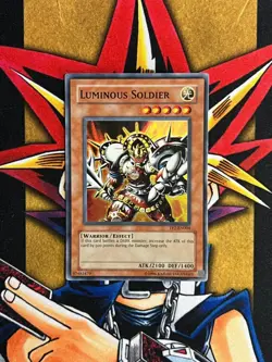 TP7-EN004 Luminous Soldier Super Rare UNL Edition NM Yugioh Card - Image 1