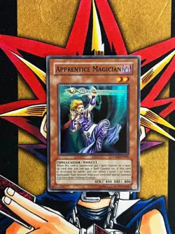 CP04-EN004 Apprentice Magician Super Rare UNL Edition VLP Yugioh Card - Image 1