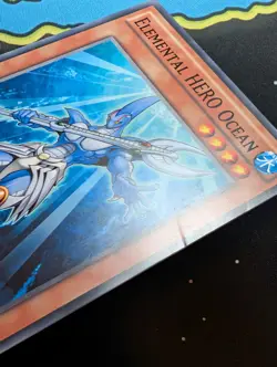 Yugioh - Elemental HERO Ocean SDHS-EN002 Unlimited - Common - Moderate Play #2 - Image 2