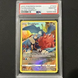 PSA 10 Gem Mint Pokemon 2022 Druddigon TG09/TG30 Silver Tempest Trainer Gallery - Image 1