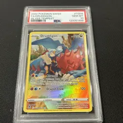 PSA 10 Gem Mint Pokemon 2022 Druddigon TG09/TG30 Silver Tempest Trainer Gallery - Image 2