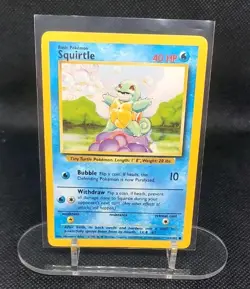 Pokemon TCG Squirtle Base Set 63/102 Regular Unlimited Common - Image 1