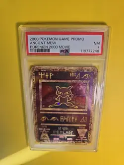 Pokemon Movie 2000 Game Promo Ancient Mew Promo PSA 7 - Image 3
