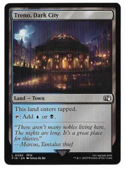 MTG Treno, Dark City Final Fantasy (FIN) Common Magic Card #0290 Unplayed - Image 1