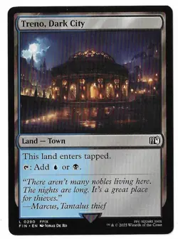 MTG Treno, Dark City Final Fantasy (FIN) Common Magic Card #0290 Unplayed - Image 3
