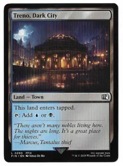 MTG Treno, Dark City Final Fantasy (FIN) Common Magic Card #0290 Unplayed - Image 5