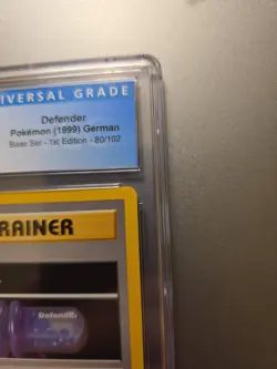 Pokemon 1st Edition Defender German Base Set 80/102 - Image 2