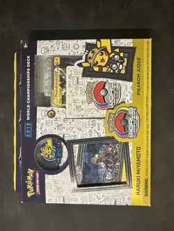 Pokemon TCG 2019 World Championships Haruki Miyamoto Pikarom Judge Box Sealed - Image 1