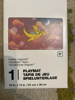 🔥Pokemon Center Dreamy Dragonite TCG Playmat NEW SHIPS FAST! - Image 1