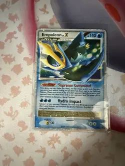 Pokemon Empoleon LV.X DP11 Diamond Pearl Black Star Promo Card - Image 1