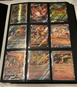 POKEMON BINDER | Includes Alt Art, Ex, Gx, Illustration Rares | Many Rare Cards - Image 1