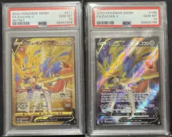 PSA 10 Zacian V 195 & 211 Full Art Gold Secret Rare SWSH GEM MINT Pokemon TCG - Image 1