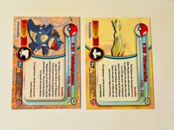 1999 Topps Pokemon TV #31 Nidoqueen Foil Holo #38 Ninetails Spectra Refractor MP - Image 2