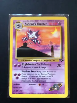 Pokemon Sabrina's Haunter Gym Challenge Set # 55 MT / NM - Image 1
