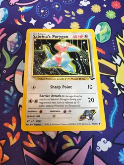 Sabrina's Porygon Gym Challenge Unlimited 98/132 Pokemon TCG Vintage WOTC - Image 1