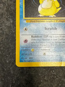 Sabrina's Psyduck 99/132 - Gym Challenge Vintage Pokemon Card LP - Image 2
