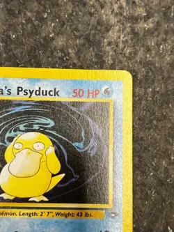 Sabrina's Psyduck 99/132 - Gym Challenge Vintage Pokemon Card LP - Image 4
