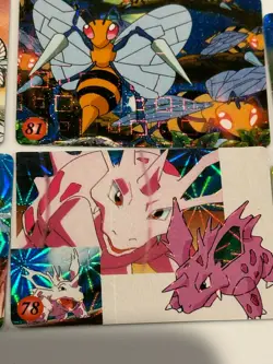 Pokemon Vending Stickers Lot of 17 Japanese Bandai 1996 Charmander Pikachu - Image 3