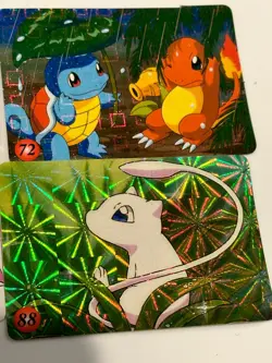 Pokemon Vending Stickers Lot of 17 Japanese Bandai 1996 Charmander Pikachu - Image 4