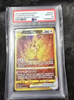 FA/ARCEUS VSTAR - 2023 POKEMON SWSH - #GG70 - CROWN ZENITH SECRET - PSA 10 - - Image 2