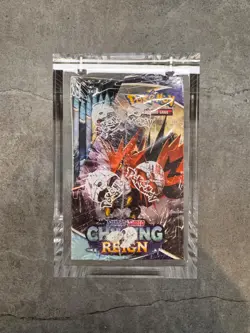 Pokemon TCG SWSH Chilling Reign Booster Box Factory Sealed With Acrylic Case 820650818462 - Image 4