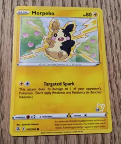 Pokemon TCG Card Electric Morpeko 2021 Fusion Strike 109/264 - Image 2