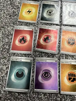 Joblot Reverse Holos Energy Pokemon Cards Bundle Bulk Trading Cards - Image 3