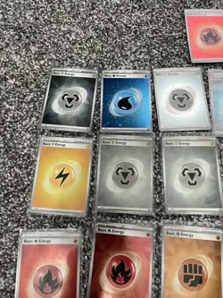 Joblot Reverse Holos Energy Pokemon Cards Bundle Bulk Trading Cards - Image 4