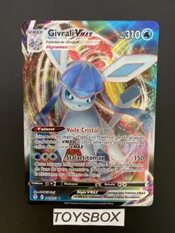 Carte Pokemon Givrali Vmax 041/203 / Bloc EB Evolutions Celeste EB7 / NEUF FR - Image 2