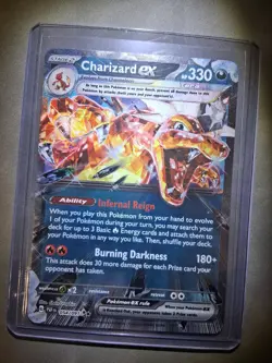 Charizard EX Pokemon TCG Trading Card Holo Rare Obsidian Flames - Image 1