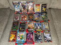 Complete Scarlet & Violet Series - Pokemon TCG 20 sealed packs from all Sets NM - Image 1