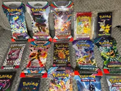 Complete Scarlet & Violet Series - Pokemon TCG 20 sealed packs from all Sets NM - Image 3