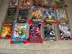 Complete Scarlet & Violet Series - Pokemon TCG 20 sealed packs from all Sets NM - Image 5