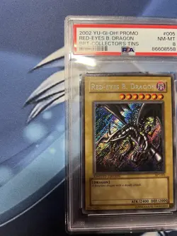 YuGiOh 2002 BPT-005 Red-Eyes B. Dragon PSA 8 Limited Edition Secret Rare - Image 3