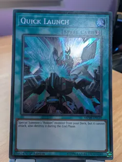 YuGiOh! Quick Launch MP18-EN139 Secret Rare 1st Ed - Image 1