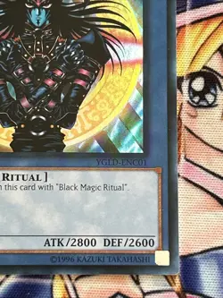 Magician of Black Chaos YGLD-ENC01 Unlimited Edition NM Ultra Rare Yu-Gi-Oh! - Image 4