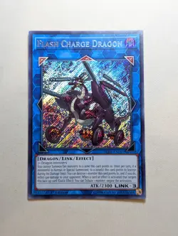 Flash Charge Dragon - BLRR-EN045 - Secret Rare 1st Edition Yu-Gi-Oh - Image 1