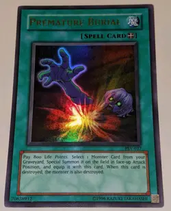 Yu-Gi-Oh! Premature Burial Ultra Rare #PSV-037 NM - Image 1