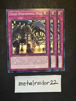 Yugioh 3x Cross-Dimensional Duel LDS1-EN091 Near Mint 1st Edition - Image 1