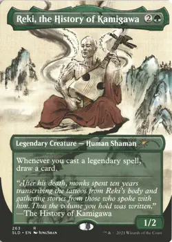 MTG Reki, the History of Kamigawa (263) *Non-Foil* Secret Lair: Kamigawa Ink NM+ - Image 1