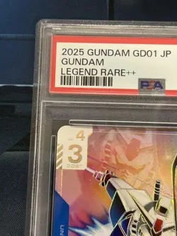RX-78 LR++ Newtype Rising Gundam card Game Gundam GD01-001 super parallel PSA10 - Image 2