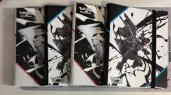 4x Pokemon Company Black Bolt & White Flare 9-Pocket Binder 360 Card Album - Image 1
